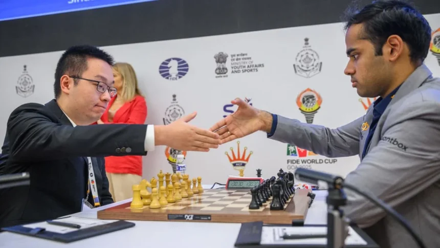 Arjun Erigaisi vs Wei Yi In FIDE Chess World Cup 2025