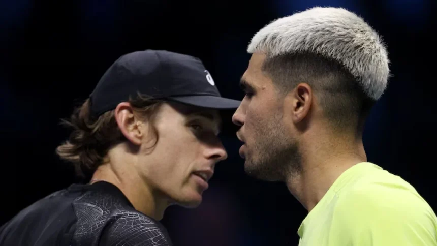 Carlos Alcaraz Defeats Alex de Minaur In Straight Sets At ATP Finals 2025