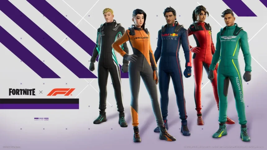 F1 X Fortnite Collaboration: Release, Skins, And What To Expect