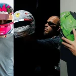 Drivers Go Bold With Las Vegas Special Edition Helmets For Upcoming Weekend