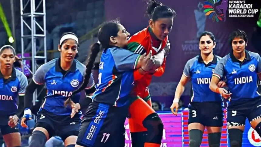 Women’s Kabaddi World Cup 2025: IND vs BAN: India Wins Convincingly By 43–18.