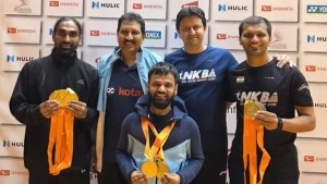 Pramod Bhagat Strikes Triple Gold At Japan Para Badminton International