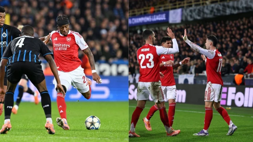 Arsenal Outclass Club Brugge 3-0: Gunners Complete Perfect Champions League Group Stage