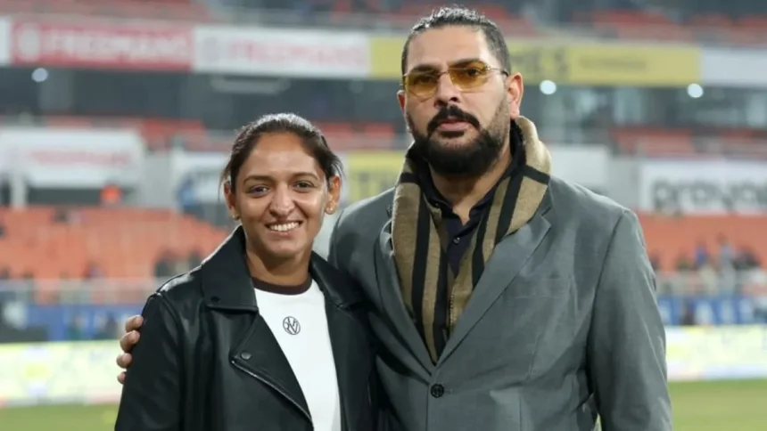 Harmanpreet Kaur, Yuvraj Singh Stands Inaugurated At New Chandigarh Stadium