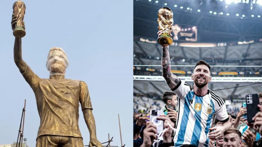 Lionel Messi Set For Grand Kolkata Welcome As 70-Foot Statue Awaits Virtual Unveiling