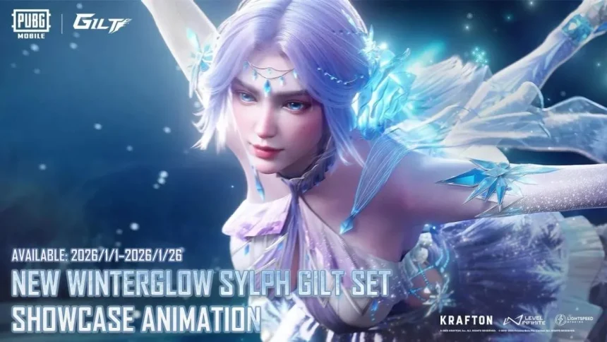 PUBG Mobile Winterglow Sylph Set: New Ice Princess Skin