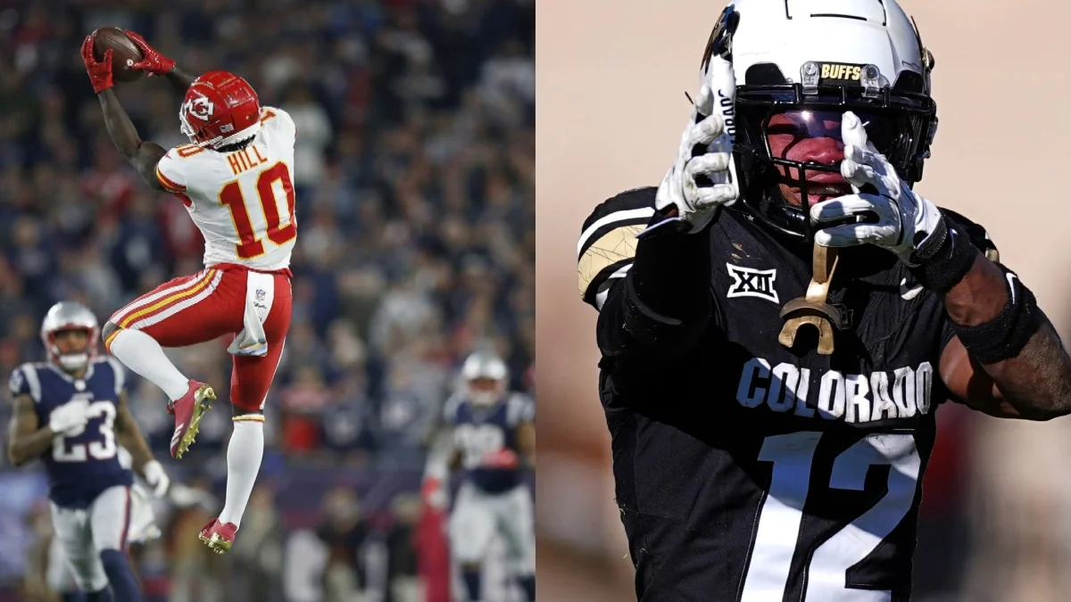 Tyreek Hill Travis Hunter