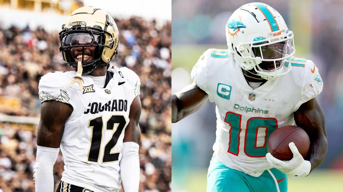 Tyreek Hill Travis Hunter