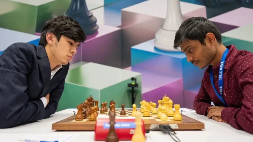 Abdusattorov vs Aravindh at Prague Chess Festival 2026