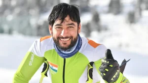 Arif Khan Indian Skier