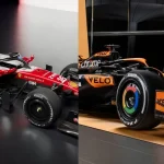 McLaren MCL38 and Ferrari SF-26