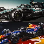 Mercedes W17 vs Red Bull RB22