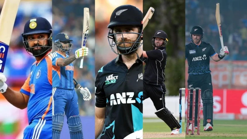 Top 5 Batters With Most Runs In India vs New Zealand T20Is