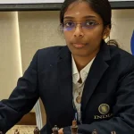 FIDE Candidates Tournament 2026 Round 7 Vaishali Shines Again, Praggnanandhaa Battles to Draw Against Caruana