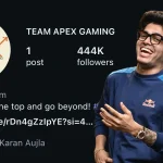 Jonathan’s Team Apex Gaming Creates History With 4 Lakh Followers Before Official Team Reveal