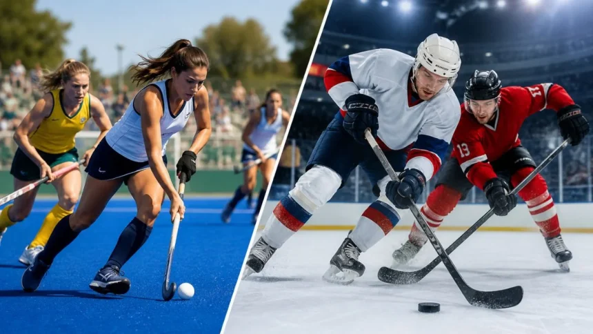 Differences Between Field Hockey and Ice Hockey