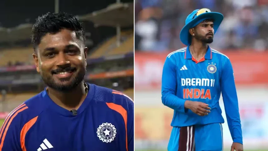 India T20I Captaincy Battle Heats Up: Sanju Samson Challenges Shreyas Iyer
