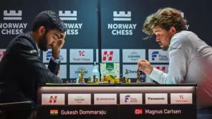 Norway Chess 2026 Round 4 Magnus Carlsen Defeats World Champion D Gukesh, Avenging 2025 Loss