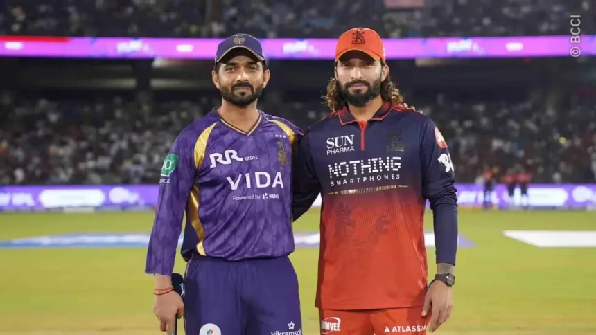 RCB vs KKR IPL 2026 MACTH 57
