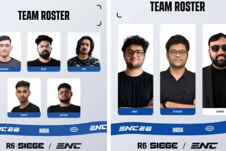 India Esports Nations Cup 2026 R6 Roster Revealed 
