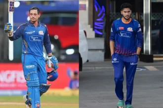 Quinton de Kock and Raj Angad Bawa