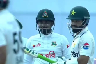 Watch: Litton Das’ Stump Mic Sledge To Mohammad Rizwan Goes Viral