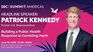 Former US Congressman Patrick J. Kennedy to Speak on Gambling Harm and Player Protection at SBC Summit Americas