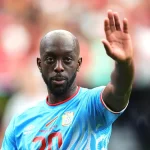 Yoane Wissa reacts after scoring DR Congo historic World Cup goal against Portugal